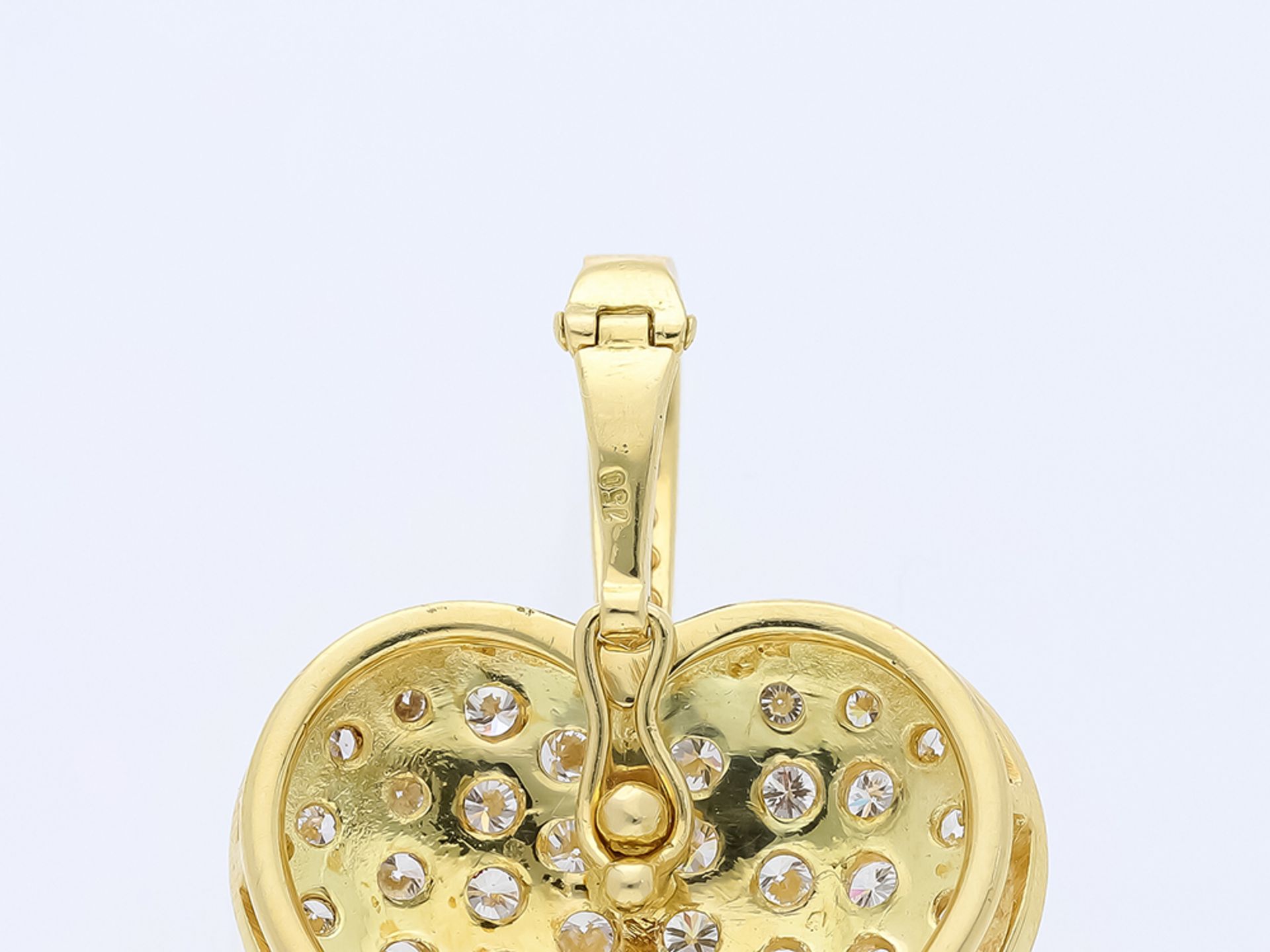 Pendant Diamond 750 / 18 Yellow Gold - Image 4 of 6