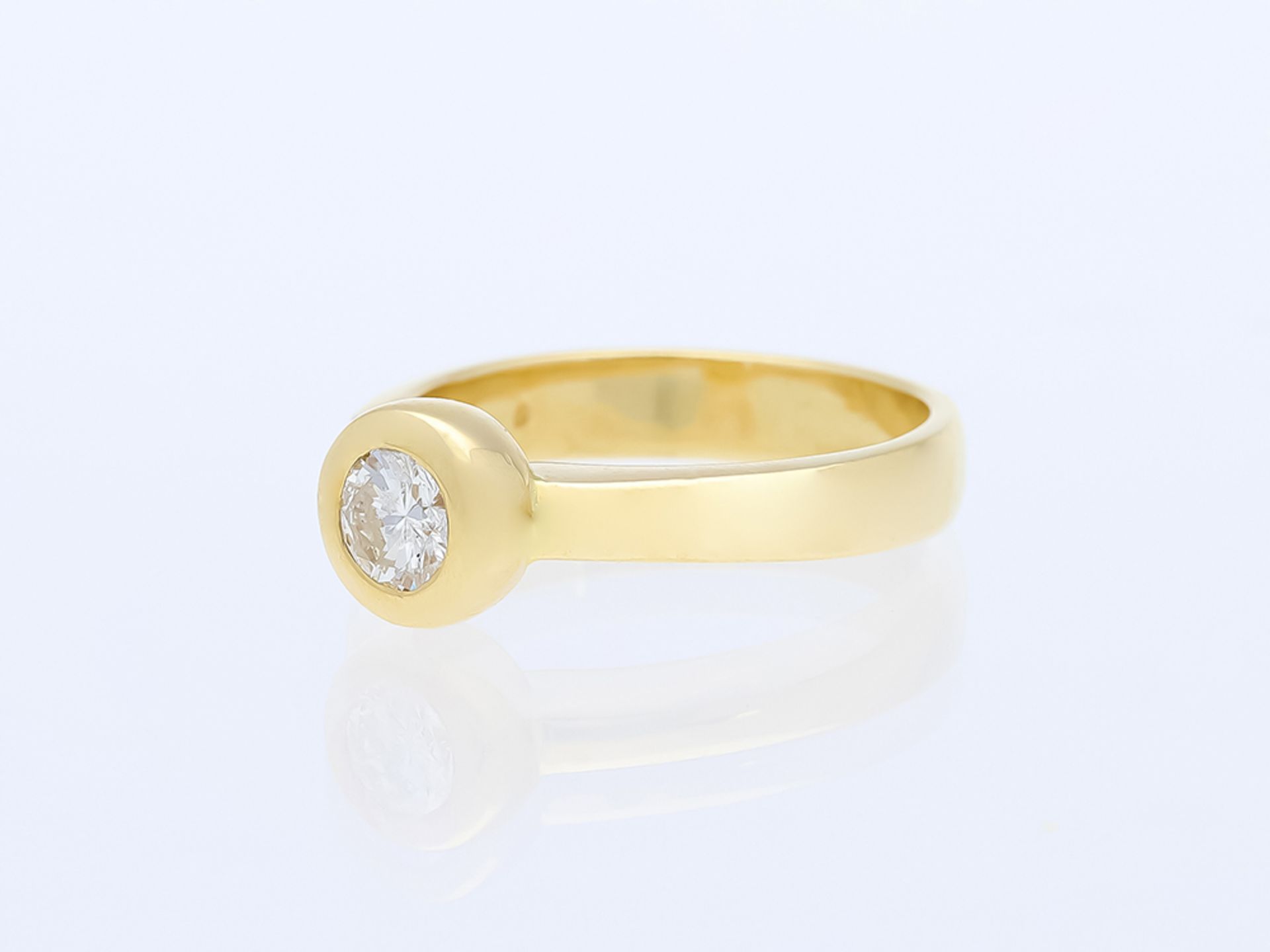 Ring 750/18 Yellow Gold Diamond - Image 2 of 6