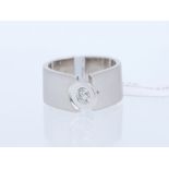 Ring Diamond 585 / 14 White Gold