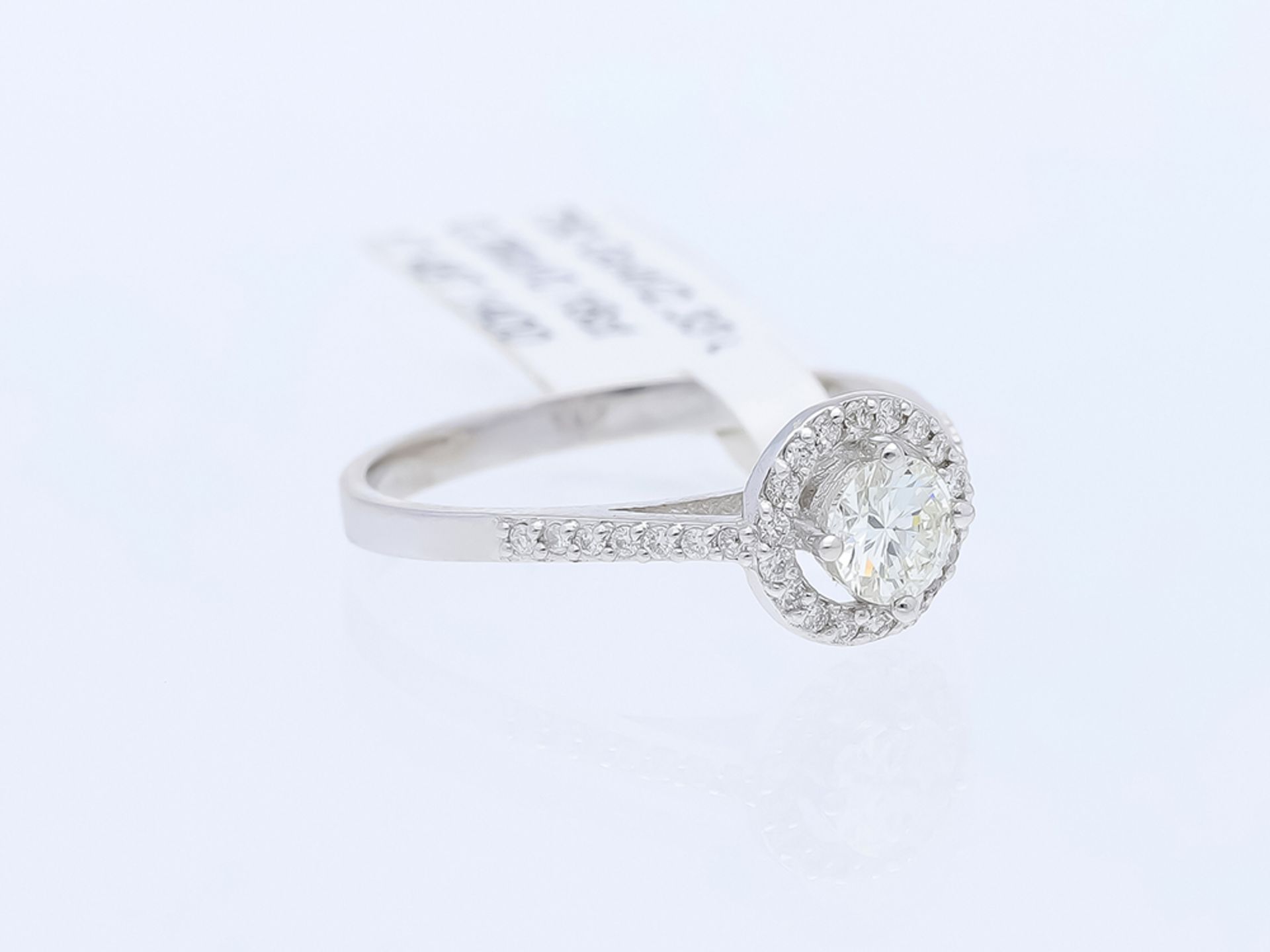 Ring Diamond 750 / 18 White Gold - Image 3 of 8