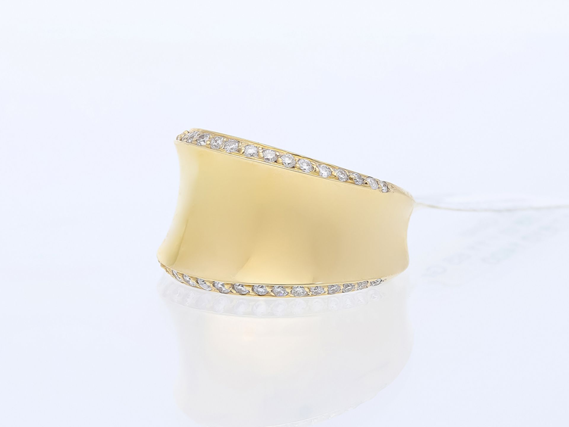 Ring Diamond 14 kt Yellow Gold - Image 2 of 8