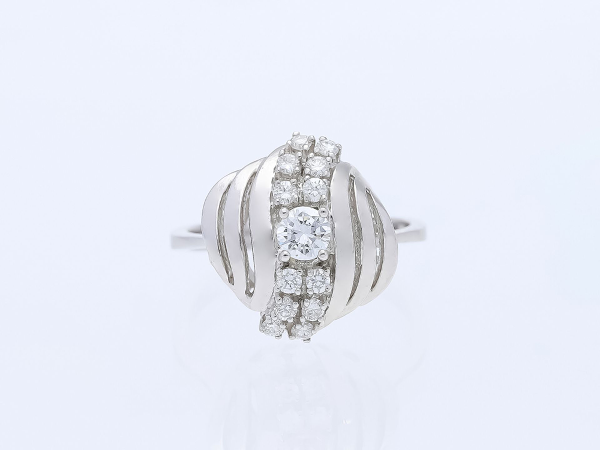 Ring Diamond 14 kt White gold