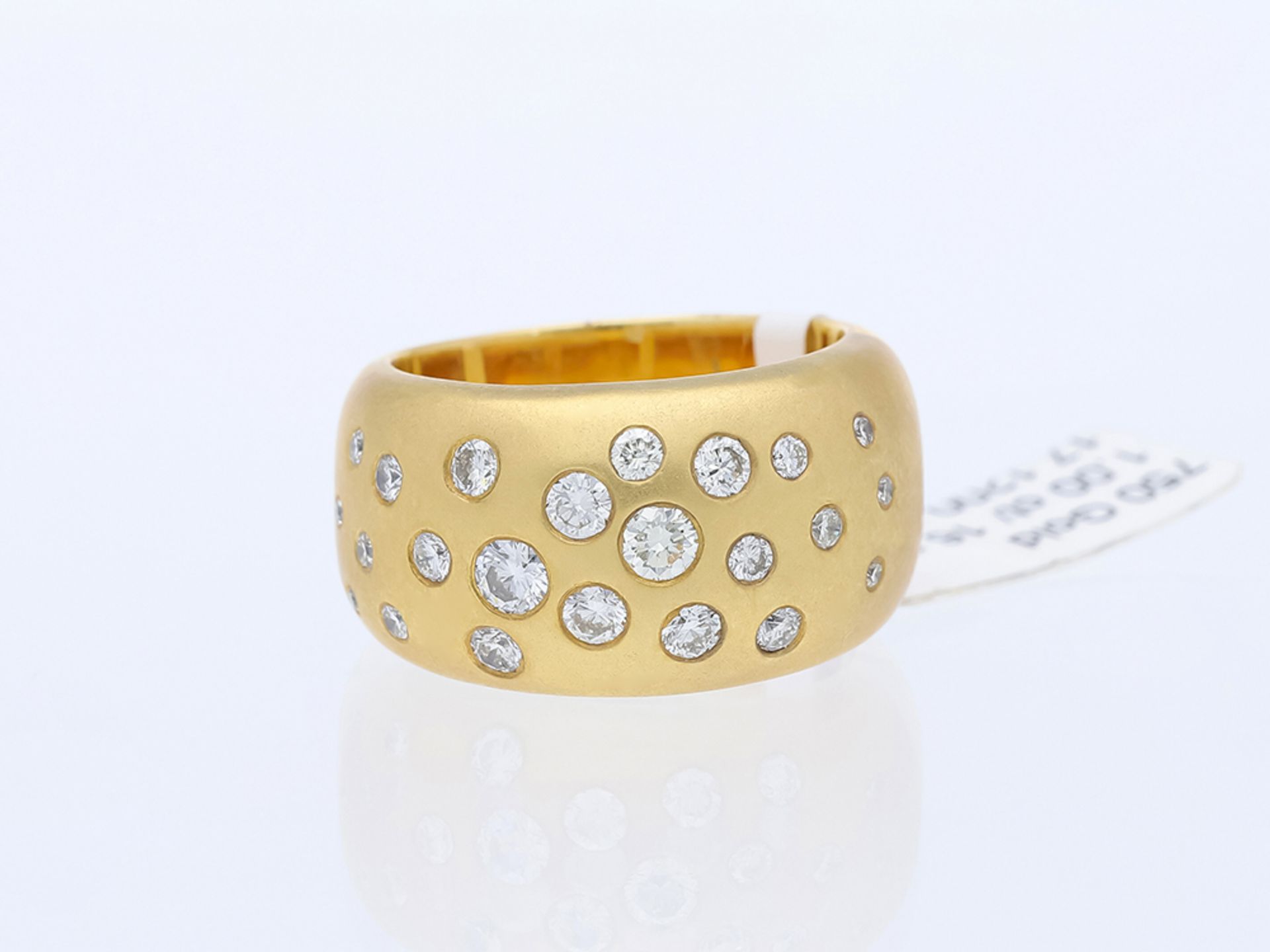 Ring Diamond 750 / 18 Yellow Gold