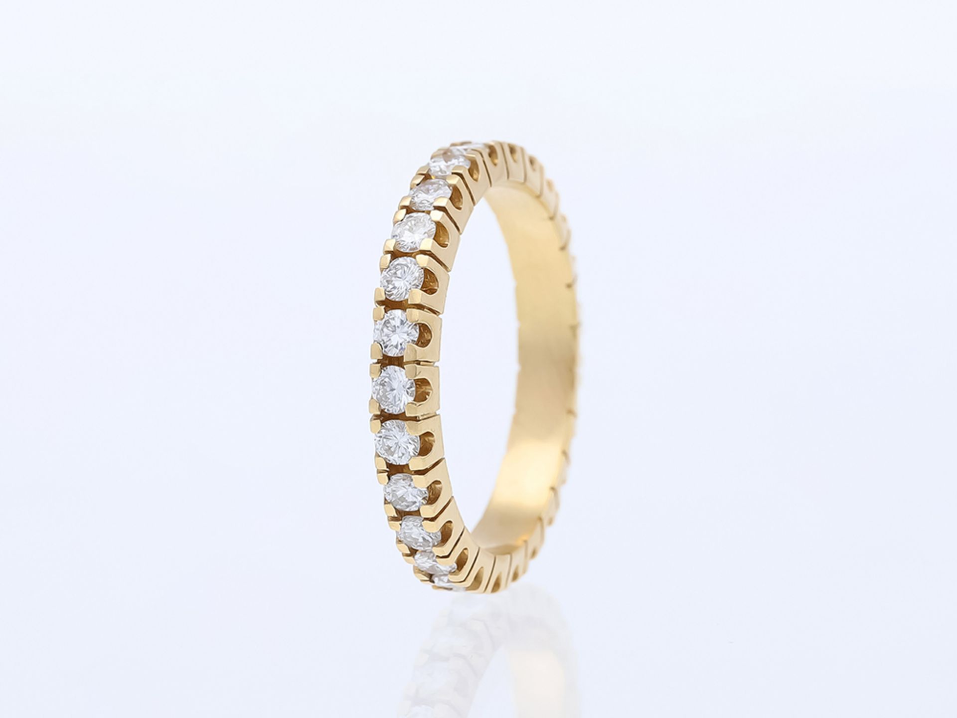 Ring Diamond 14 kt Yellow Gold - Image 3 of 6