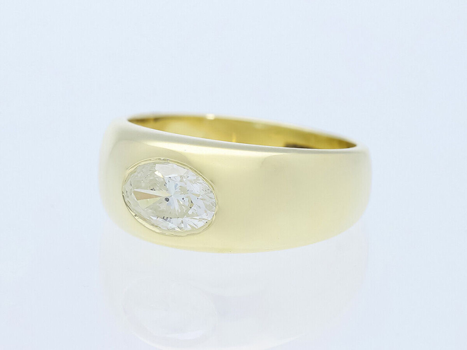 Ring 1,01 Diamant 585 / 14 Karat Gelbgold - Bild 2 aus 6