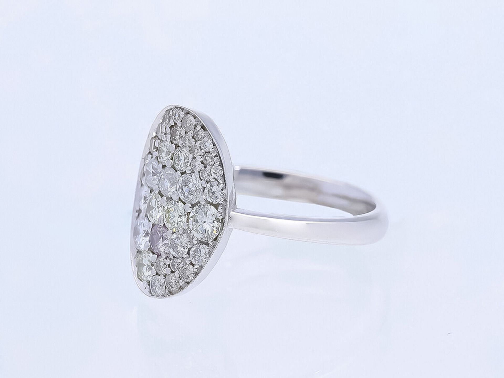 Ring Diamond 14 kt White Gold - Image 2 of 6