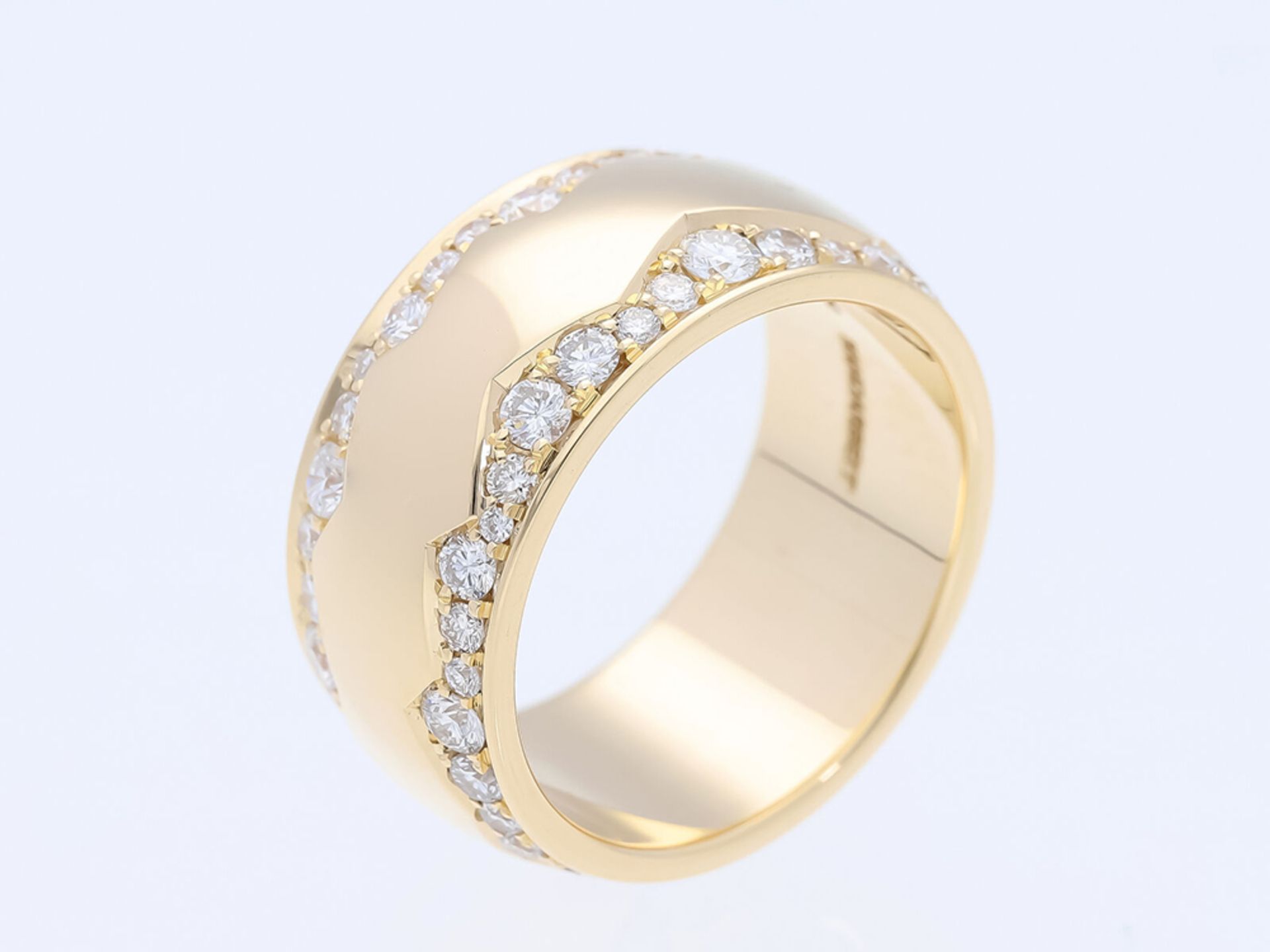 Ring Diamant 585 / 14 Karat Gelbgold - Bild 3 aus 6