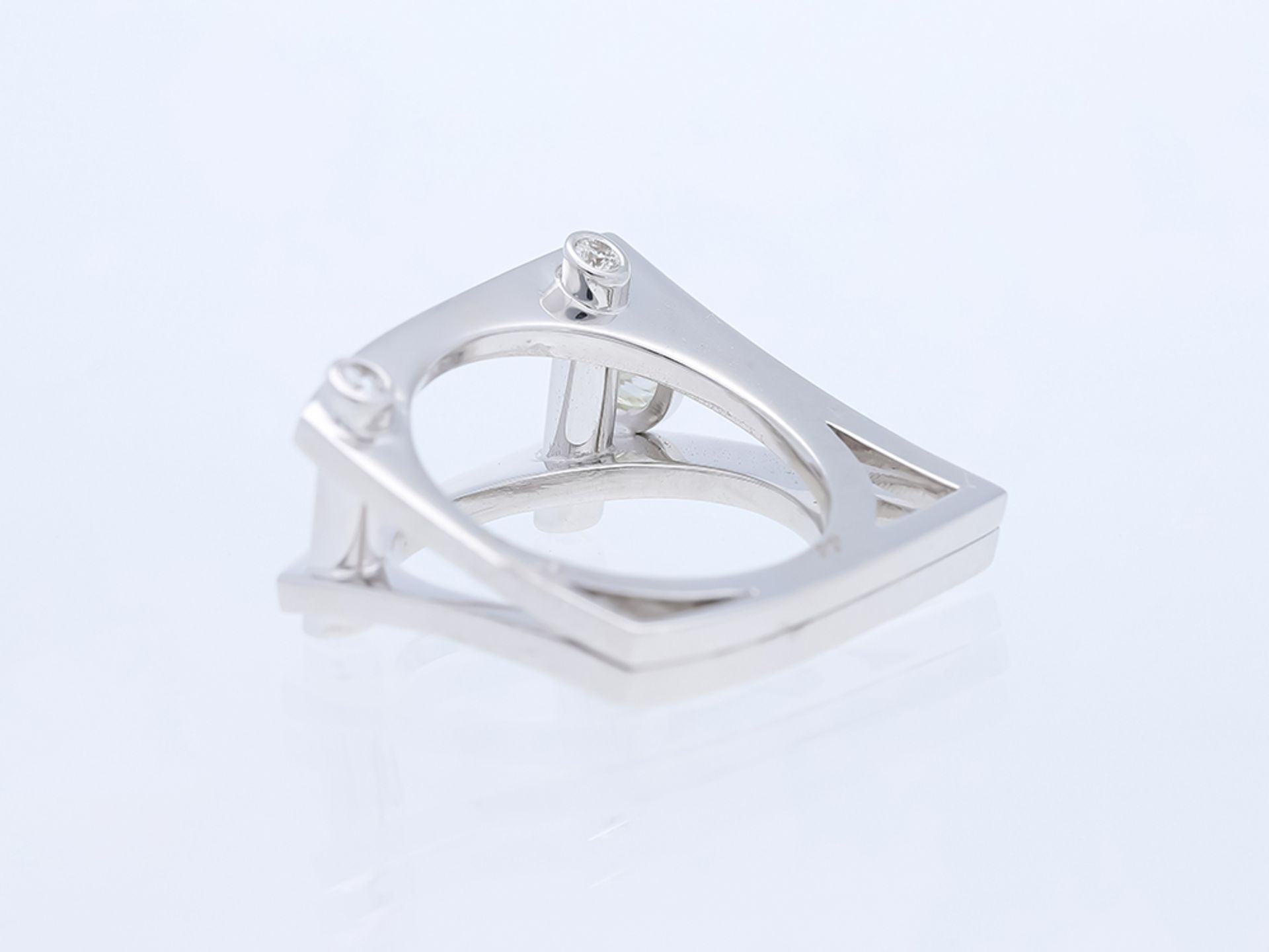 Ring Diamond 585 / 14 White Gold Diamond - Image 3 of 8