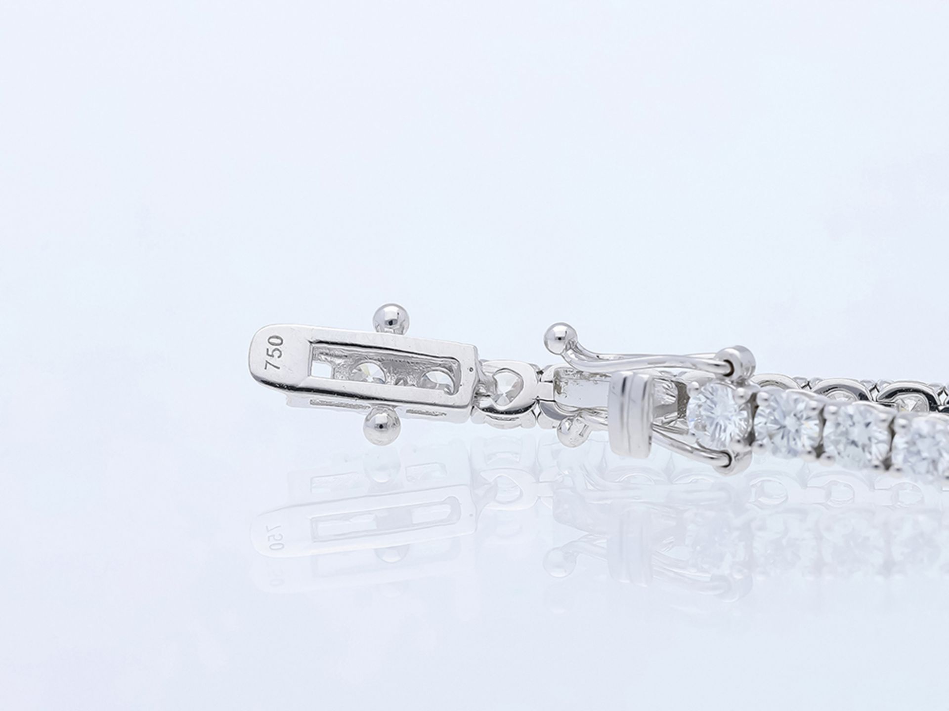 Bracelet Diamond 750 / 18 White Gold - Image 5 of 6