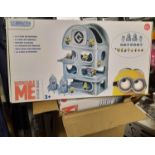 X 4 DESPICABLE ME MINION'S HOUSE - SALEROOM ON TOP OF ROW (C).