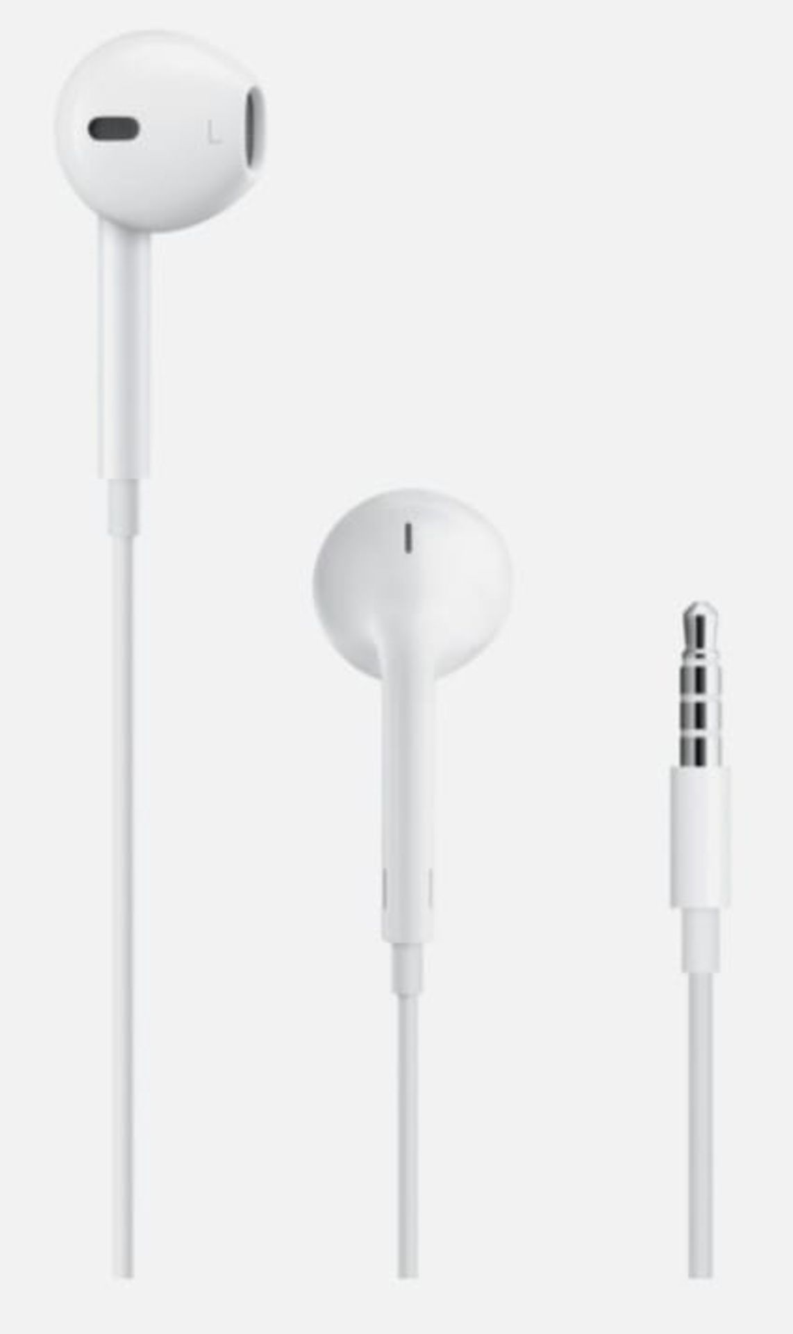 X 4 BRAND NEW APPLE IPOD TOUCH EARPODS EARPHONES - SALEROOM ON MID OF ROW (C).