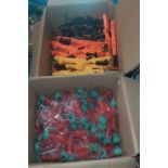 X 2 LARGE BOXES WITH A LARGE QUANTITY OF TOYS - SALEROOM ON MID OF ROW (F).