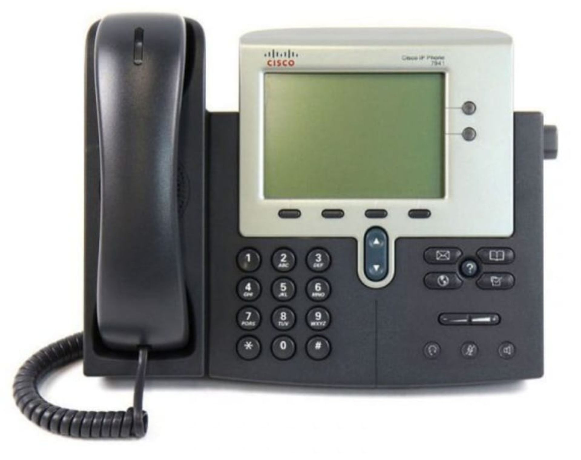 X 8 CISCO IP PHONES 7941, FROM A WORKING ENVIRONMENT BUT NOT TESTED BY US - SALEROOM ON MID OF