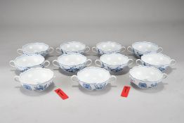 11 Suppentassen Meissen - Zwiebelmuster