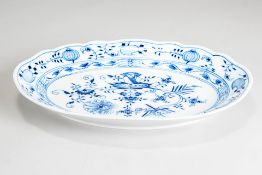 Servierplatte Meissen Zwiebelmuster