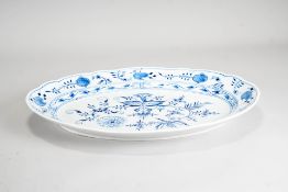 Servierplatte Meissen Zwiebelmuster