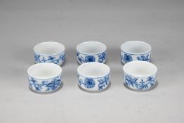 6 Salznäpfe Meissen - Zwiebelmuster