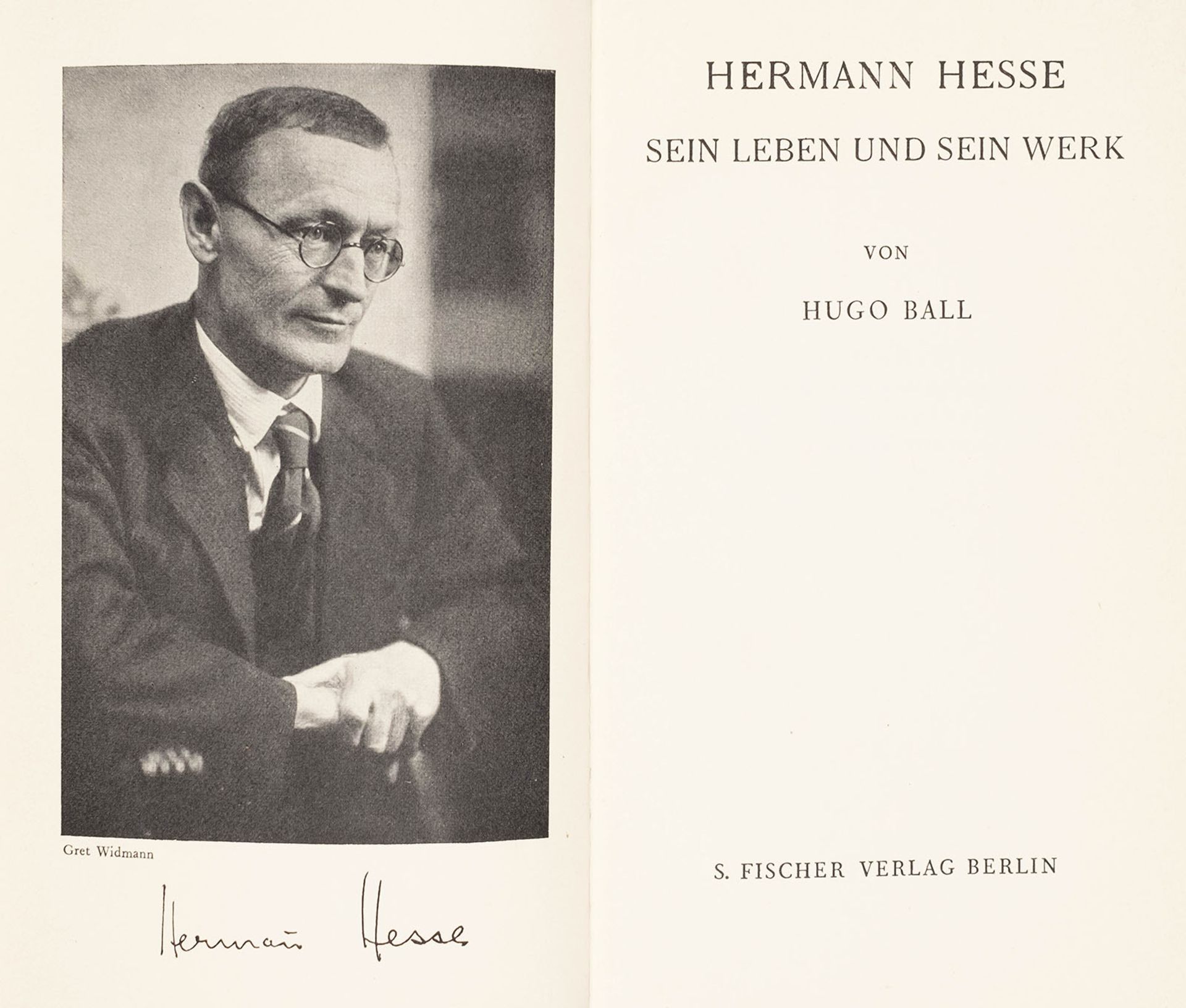 Hesse. – Hugo Ball.