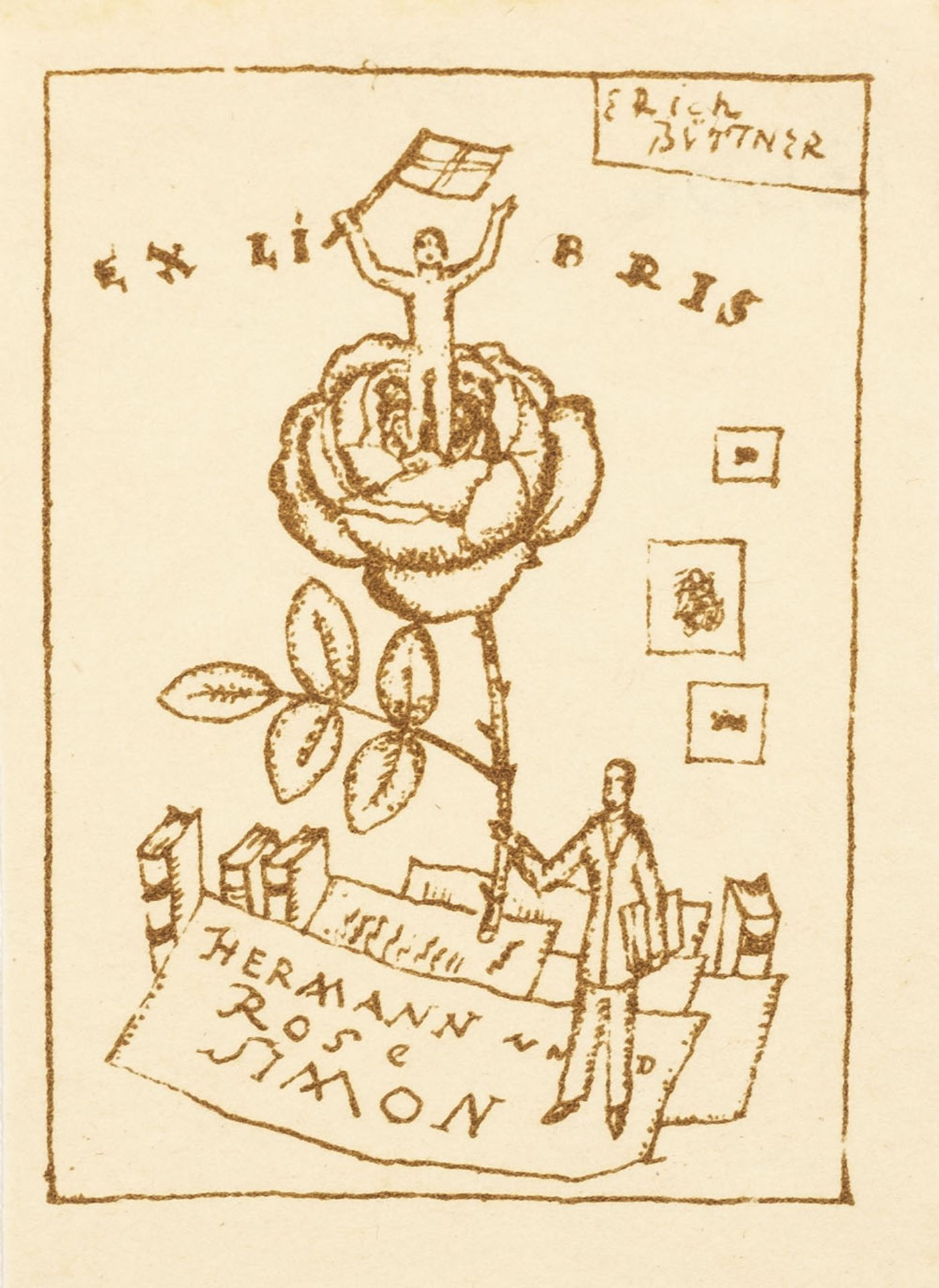 Exlibris. – Erich Büttner.