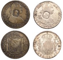 Great Britain, Bank of England, a base metal counterfeit 8 Reales, 1792fm, Mexico City, obv....