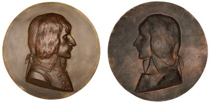 FRANCE, NapolÃ©on, AN VI [1797], a large cast bronze portrait maquette by L.-S. Boizot, unifo...