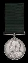 Volunteer Force Long Service Medal, E.VII.R. (234 Cpl. J. McNaughton. 4th V.B. Rl. Highlande...