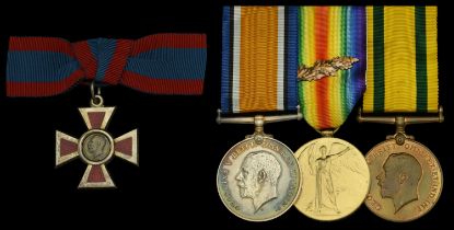 A Great War A.R.R.C. group of four awarded to Ward Sister Ada A. M. Gibson, Territorial Forc...