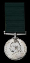 Volunteer Force Long Service Medal, V.R. (Pte. W. Morrison. 2nd V.B. Royal Highlanders.) goo...
