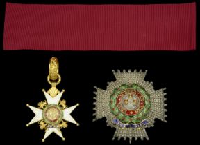The Most Honourable Order of the Bath, K.C.B. (Military) Knight Commander's set of insignia,...