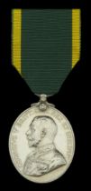 Territorial Force Efficiency Medal, G.V.R. (73 L.Cpl. T. G. Fry. Hants: Yeo:) extremely fine...