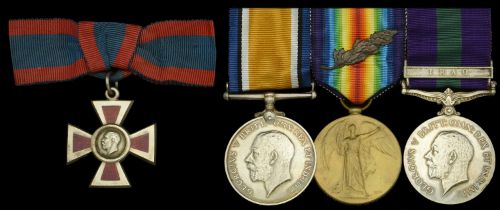 A Great War 'Mesopotamia' A.R.R.C. group of four awarded to Nurse Isobel M. Guthrie, Queen A...