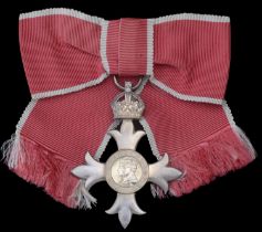 The Most Excellent Order of the British Empire, M.B.E. (Civil) Member's 2nd type, lady's sho...