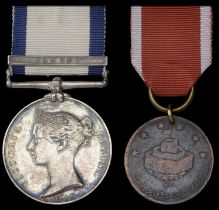 Pair: Ordinary Seaman William W. Vivyan, Royal Navy Naval General Service 1793-1840, 1 c...