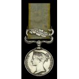 Crimea 1854-56, 1 clasp, Sebastopol (W. Haslar. 46th. Regt.) officially impressed naming, mi...