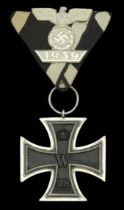 Germany, Prussia, Iron Cross 1914, Second Class breast badge, silver with iron centre, mount...