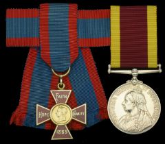 A rare 'Boxer Rebellion' R.R.C. Pair awarded to Nursing Sister Marion J. Hislop, Indian Army...