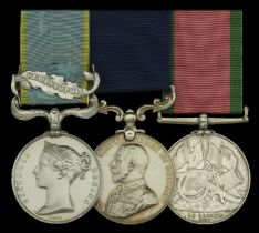 A scarce Royal Marines M.S.M. group of three awarded to Sergeant Joseph Hetheridge, Royal Ma...