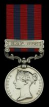 India General Service 1854-95, 1 clasp, Burma 1885-7 (Lieutt. R. H. Gill. 2d. Bn. Hamps. R.)...