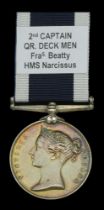 Royal Navy L.S. & G.C., V.R., narrow suspension (Fras Beatty. 2nd Captn Qr. D. Men. H.M.S. N...