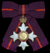 The Most Excellent Order of the British Empire, C.B.E. (Military) Commander's 1st type, lady...