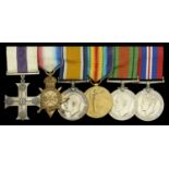 A Great War 'Delville Wood' M.C. group of six awarded to Major R. G. Kinsey, Highland Light...