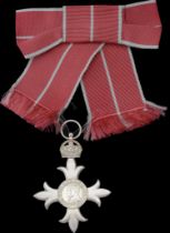 The Most Excellent Order of the British Empire, M.B.E. (Military) Member's 2nd type, lady's...