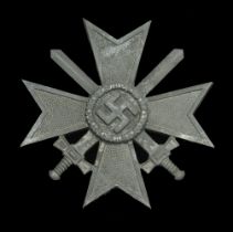 Germany, Third Reich, War Service Cross, First Class with swords, zinc, maker marked number...