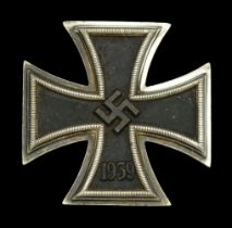 An Iron Cross First Class 1939 in its Late War LDO Presentation Case. The Iron Cross is pro...
