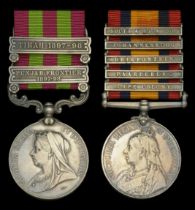 Pair: Private T. J. Smith, Duke of Cornwall's Light Infantry India General Service 1895-1...