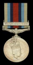 Specimen Medal: Operational Service Medal 2000, for Afghanistan, 1 clasp, Afghanistan, unnam...