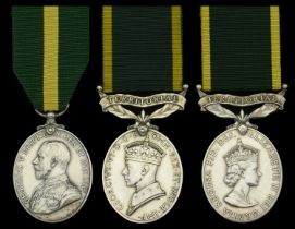 Territorial Force Efficiency Medal, G.V.R. (568244 Spr: H. A. Vlies. R.E.); Efficiency Medal...