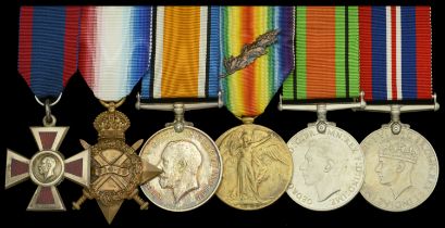 A Great War A.R.R.C. group of six awarded to Matron K. M. Hawkins, Queen Alexandra's Imperia...