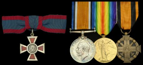A Great War 'Salonika' A.R.R.C. group of four awarded to Sister Isabella Thomson, Queen Alex...