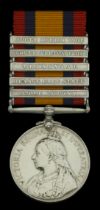 Queen's South Africa 1899-1902, 5 clasps, Cape Colony, Orange Free State, Transvaal, South A...